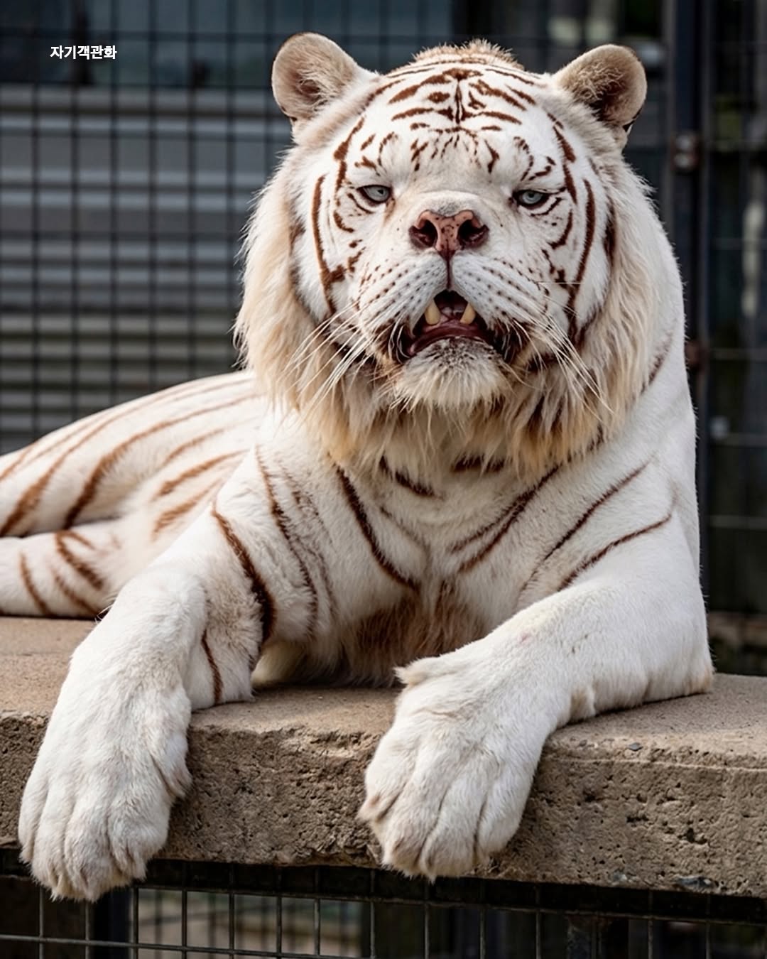 인간의-욕심때문에-남매간-근친교배로-태어난-다운증후군-호랑이-7-이미지