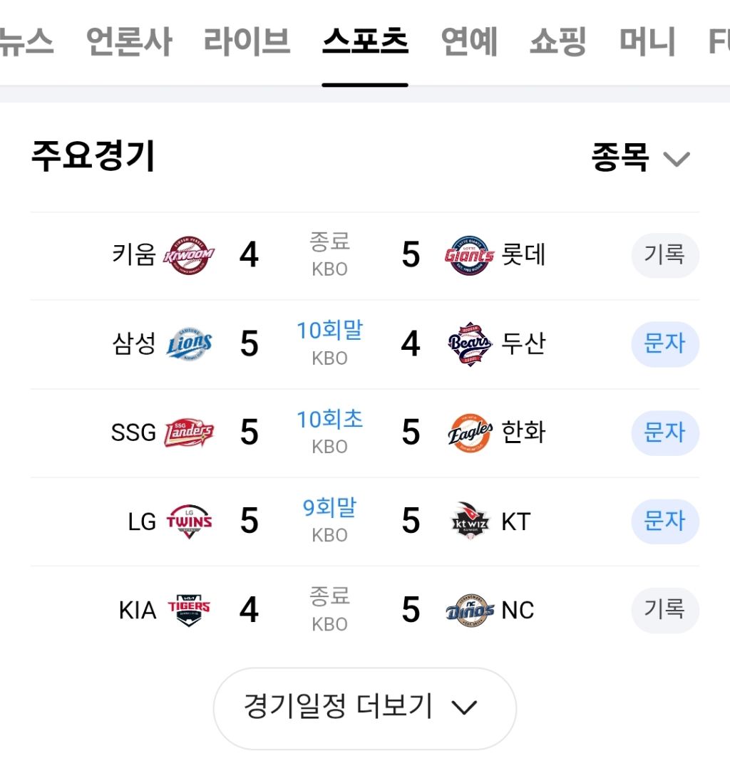 현재-KBO스코어-1-이미지