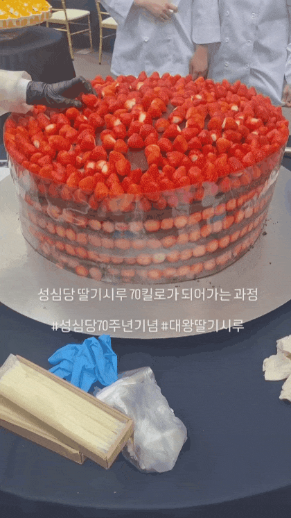 성심당-70주년-딸기시루-70kg짜리-공개-1-이미지