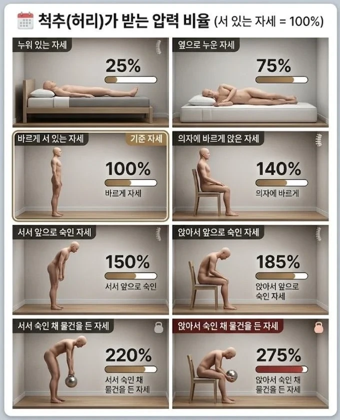 자세에-따라-가해지는-허리-압력-0-이미지