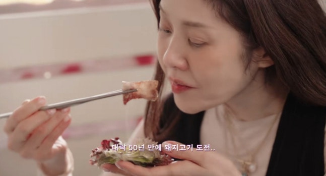 고현정,-50년-만에-돼지고기-먹었다-"10세-전에-먹고-처음..모르는-게-많아"-1-이미지