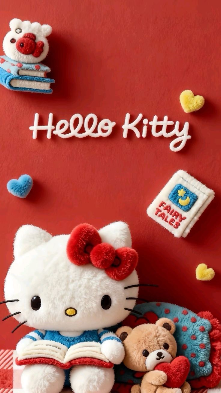 귀여운-키티-배경-🐱❤️🤍-낋여왔어요-4-이미지