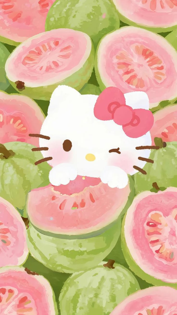 귀여운-키티-배경-🐱❤️🤍-낋여왔어요-16-이미지