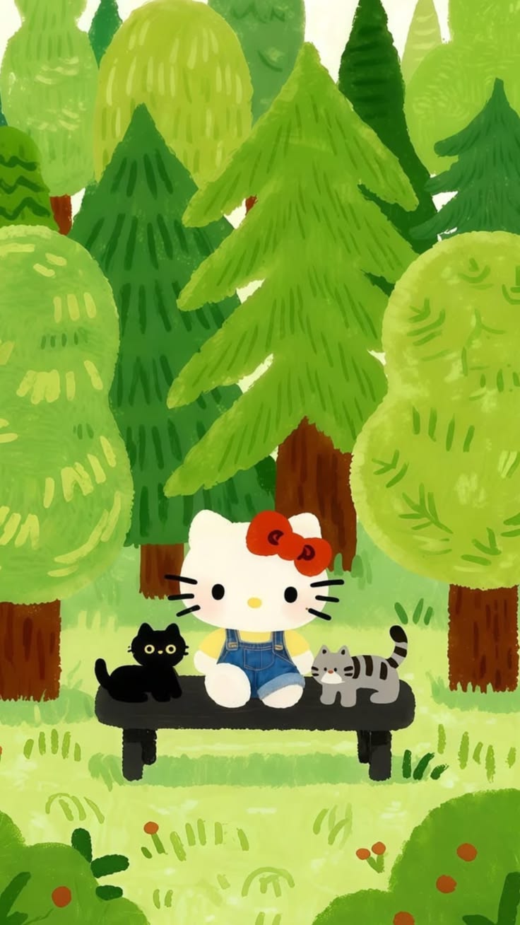 귀여운-키티-배경-🐱❤️🤍-낋여왔어요-15-이미지