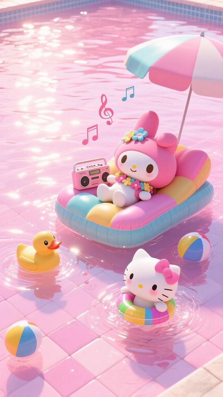 귀여운-키티-배경-🐱❤️🤍-낋여왔어요-11-이미지