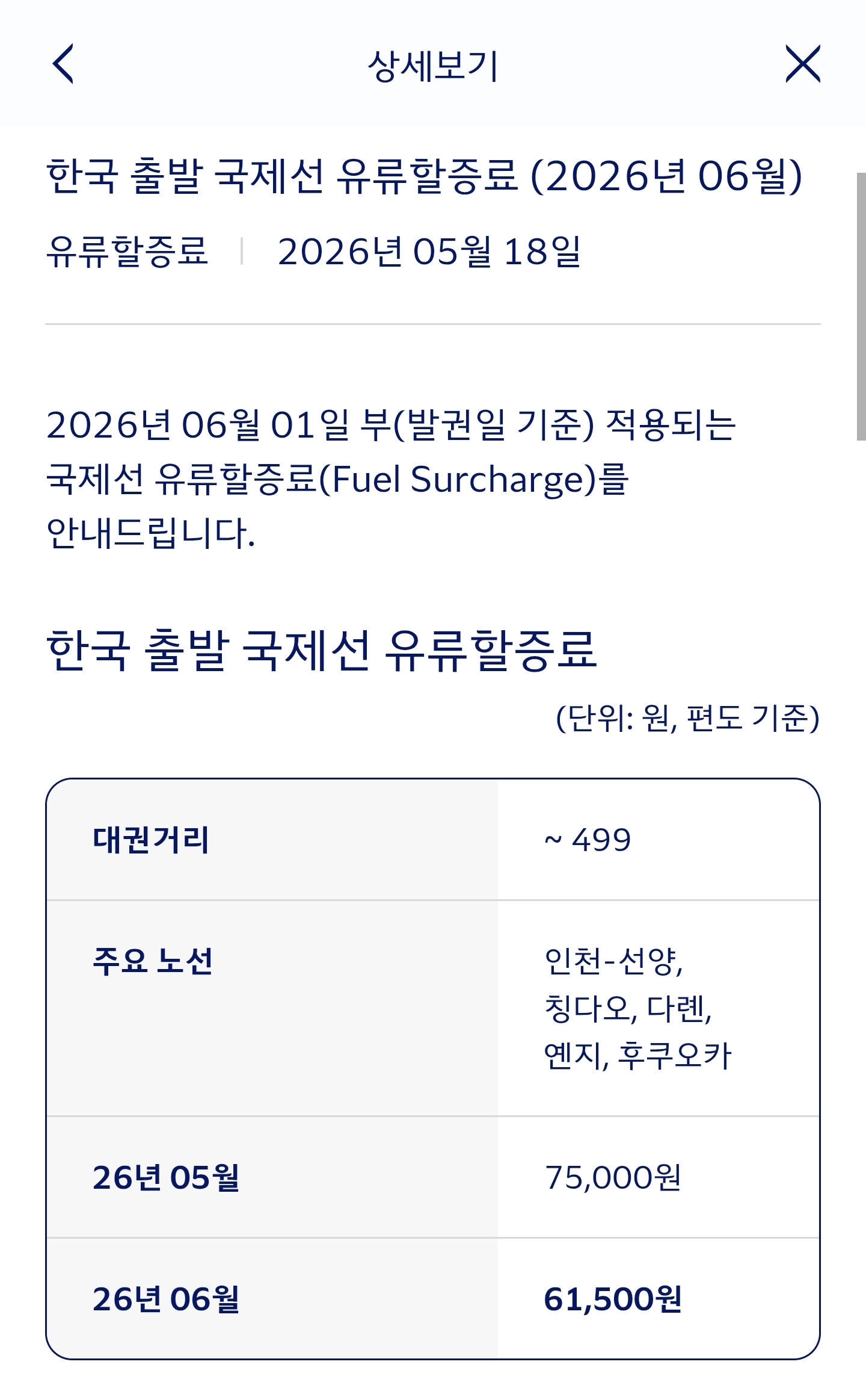 대한항공-6월-국제선-유류할증료-안내-0-이미지