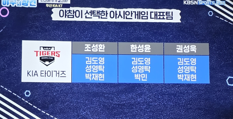 [KBO]-야구의-참견에서-뽑은-아시안게임-엔트리-4-이미지