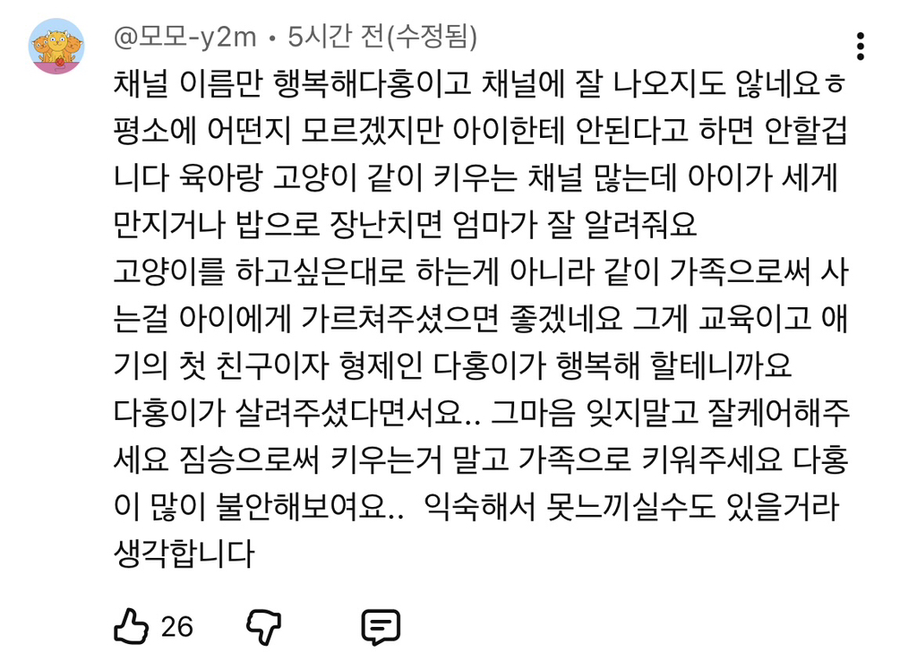현재-반응-최악인-박수홍-유튜브-반려묘-근황-영상.jpg-52-이미지