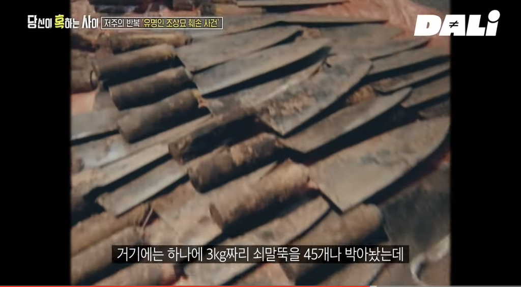 율곡이이,-이순신,-세종대왕-집안-묘소에-130kg-넘는-쇠말뚝과-식칼이-박혀-충격-6-이미지