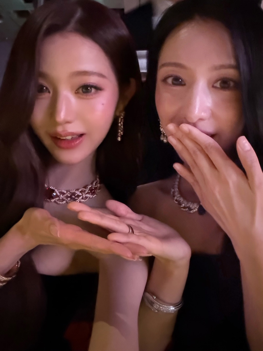 아이브-장원영-인스타-김지원-투샷-셀카-0-이미지