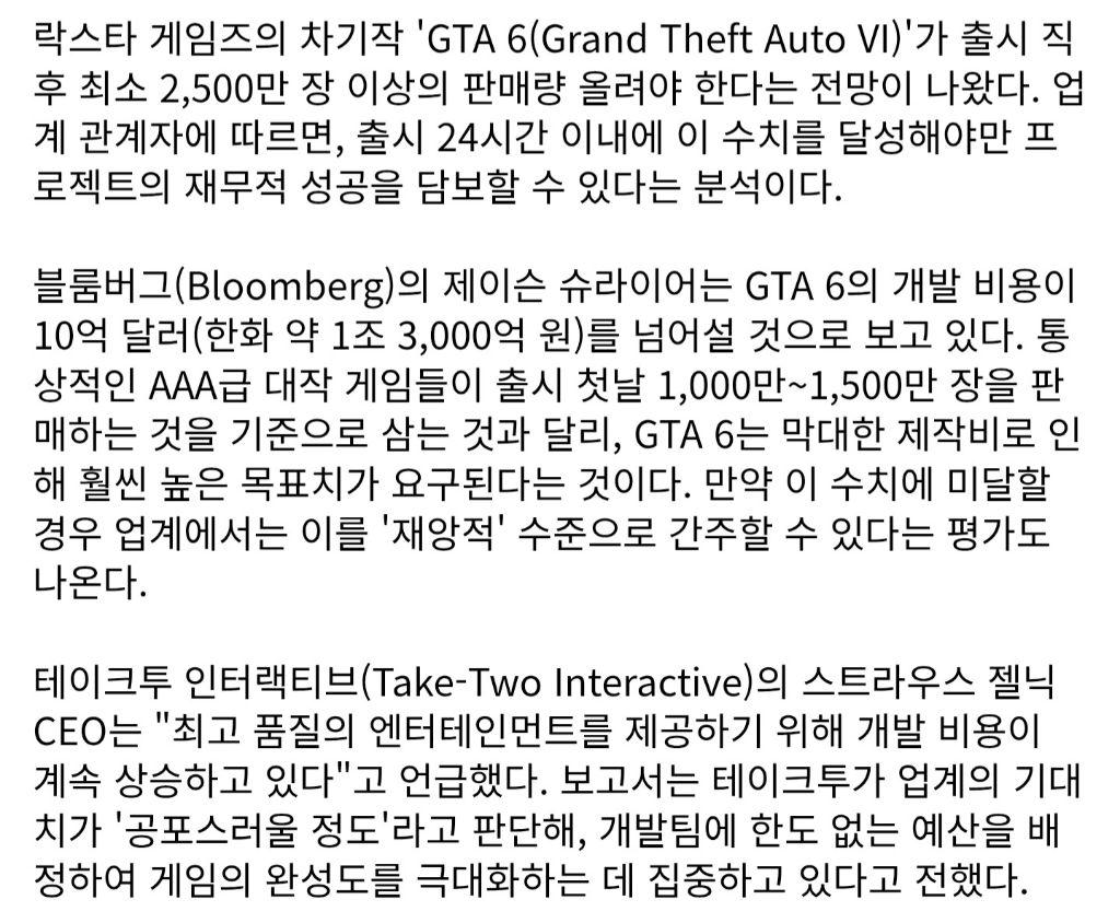 게임)-GTA-6-출시-첫-날-2,500만장-판매해야-성공한다.-2-이미지