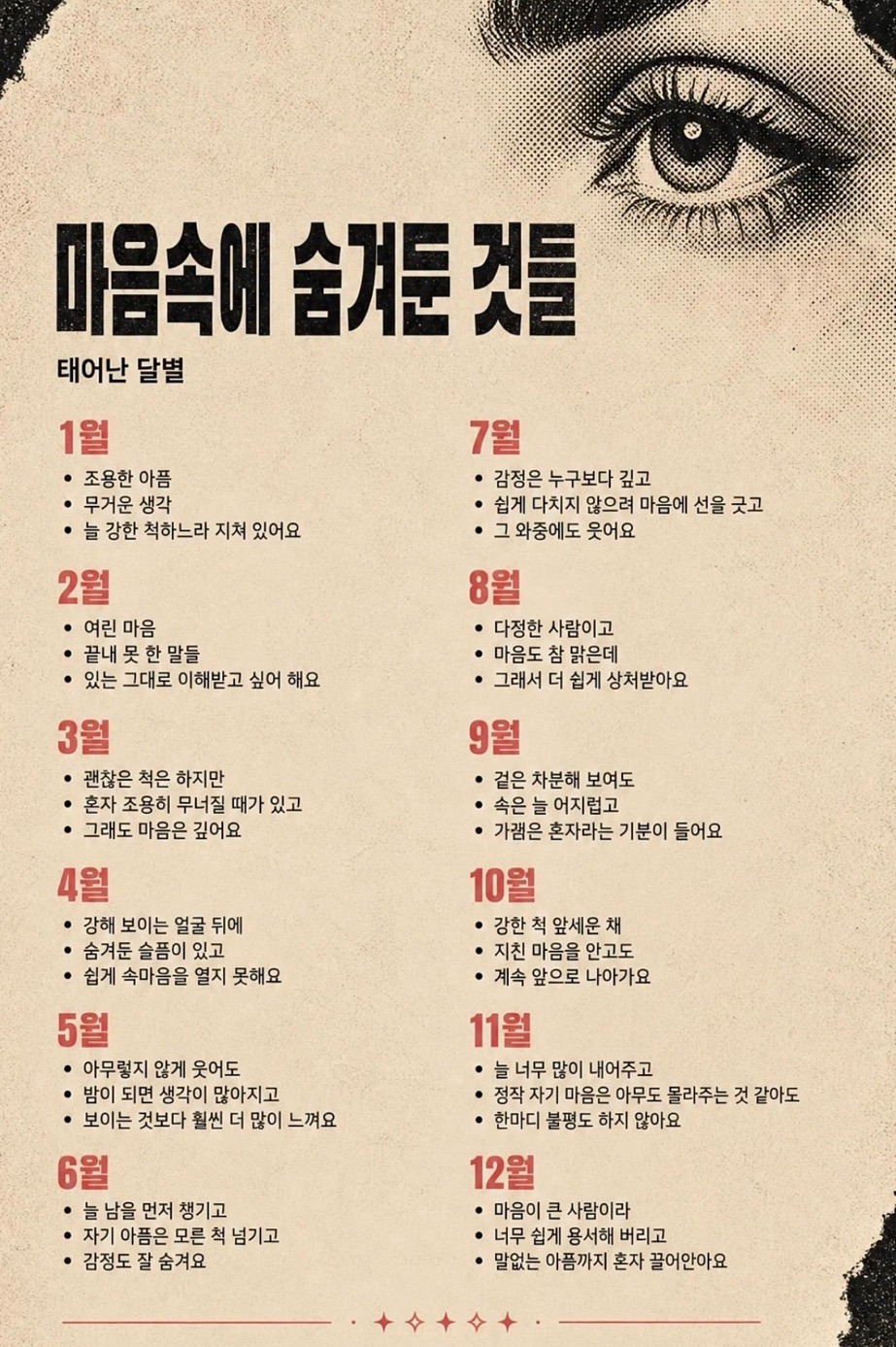 재미로보는)태어난-달별-마음속에-숨겨둔-것들-1-이미지