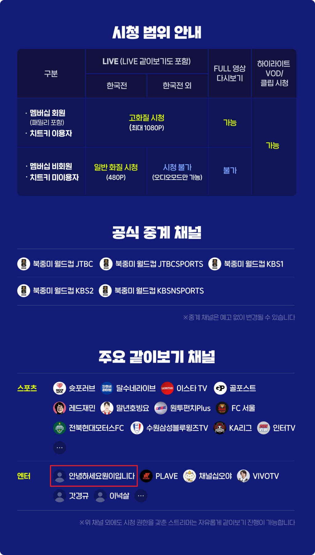리센느-원이-X-치지직-북중미-월드컵-0-이미지