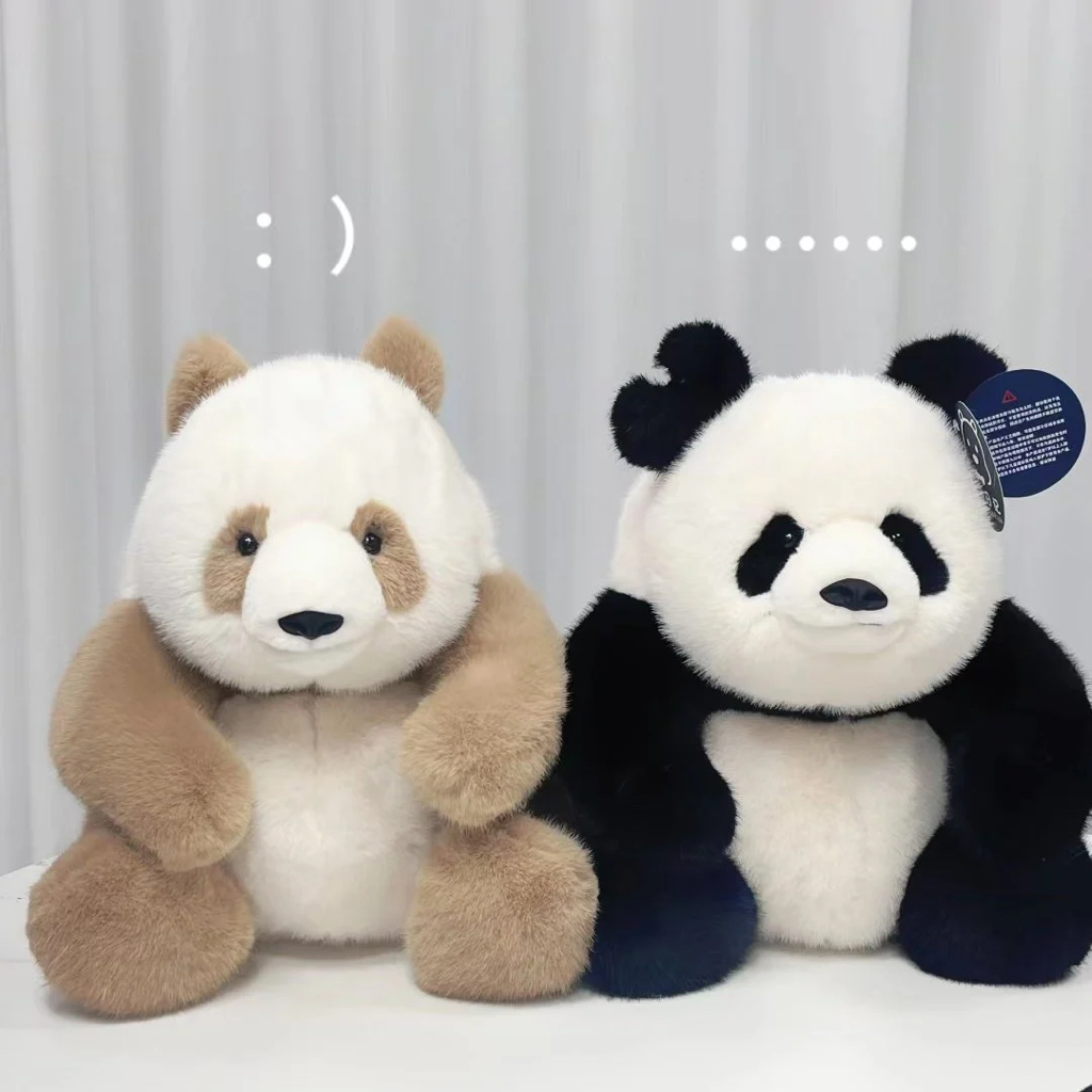 갈색판다-치짜이-&-귀-뜯긴-아바오-인형-2-이미지
